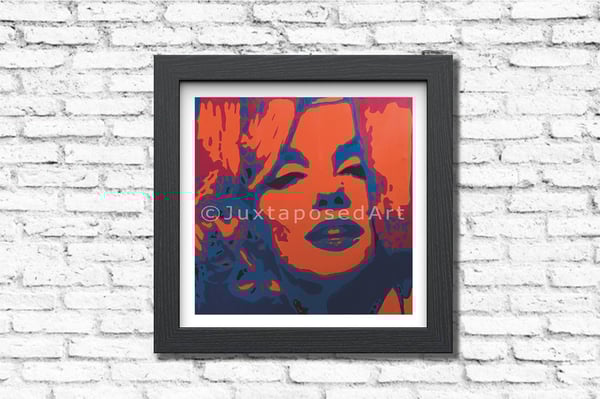 Image of Marilyn Monroe Pop Art PRINTS (50x50cm) & (60x60cm) Available