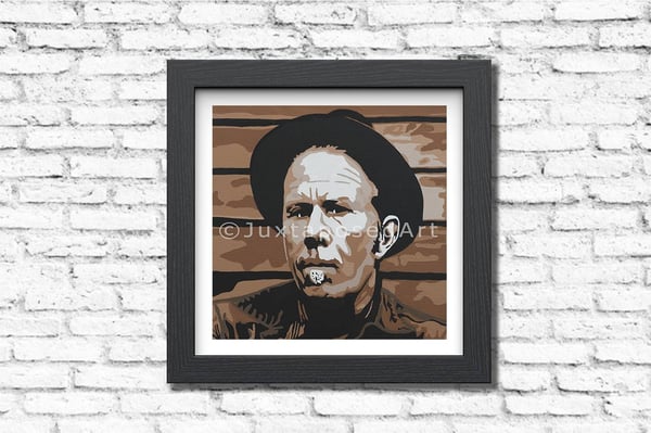 Image of Tom Waits Pop Art PRINTS (60x60cm) & (50x50cm) Available