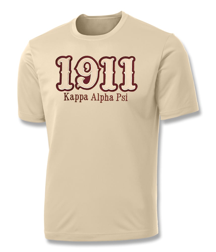 Image of INDUSTRY FIRST - "1911" DRY-FIT SHORT SLEEVED SHIRT (CREAM)