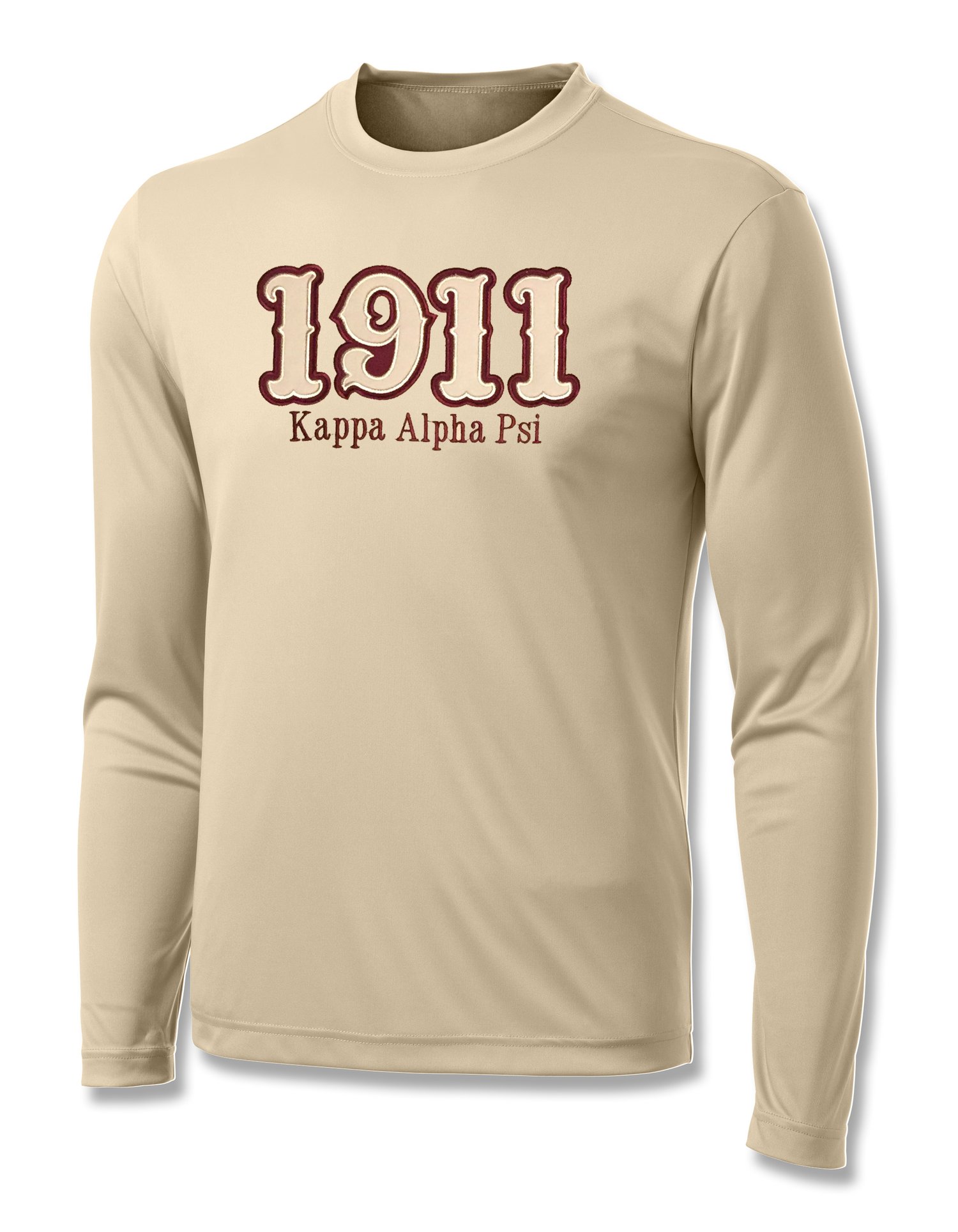 Image of INDUSTRY FIRST - "1911" DRY-FIT LONG SLEEVED SHIRT (CREAM)