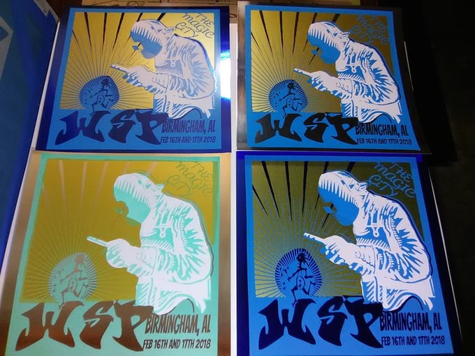 Image of Panic BHam 2018 Screen Print (Variants)