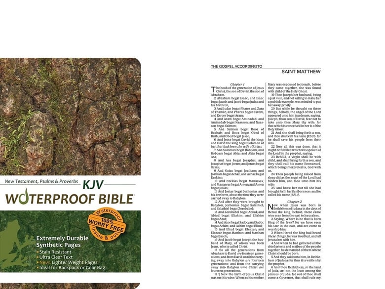 Image of Waterproof KJV New Testament (with Psalms & Proverbs)