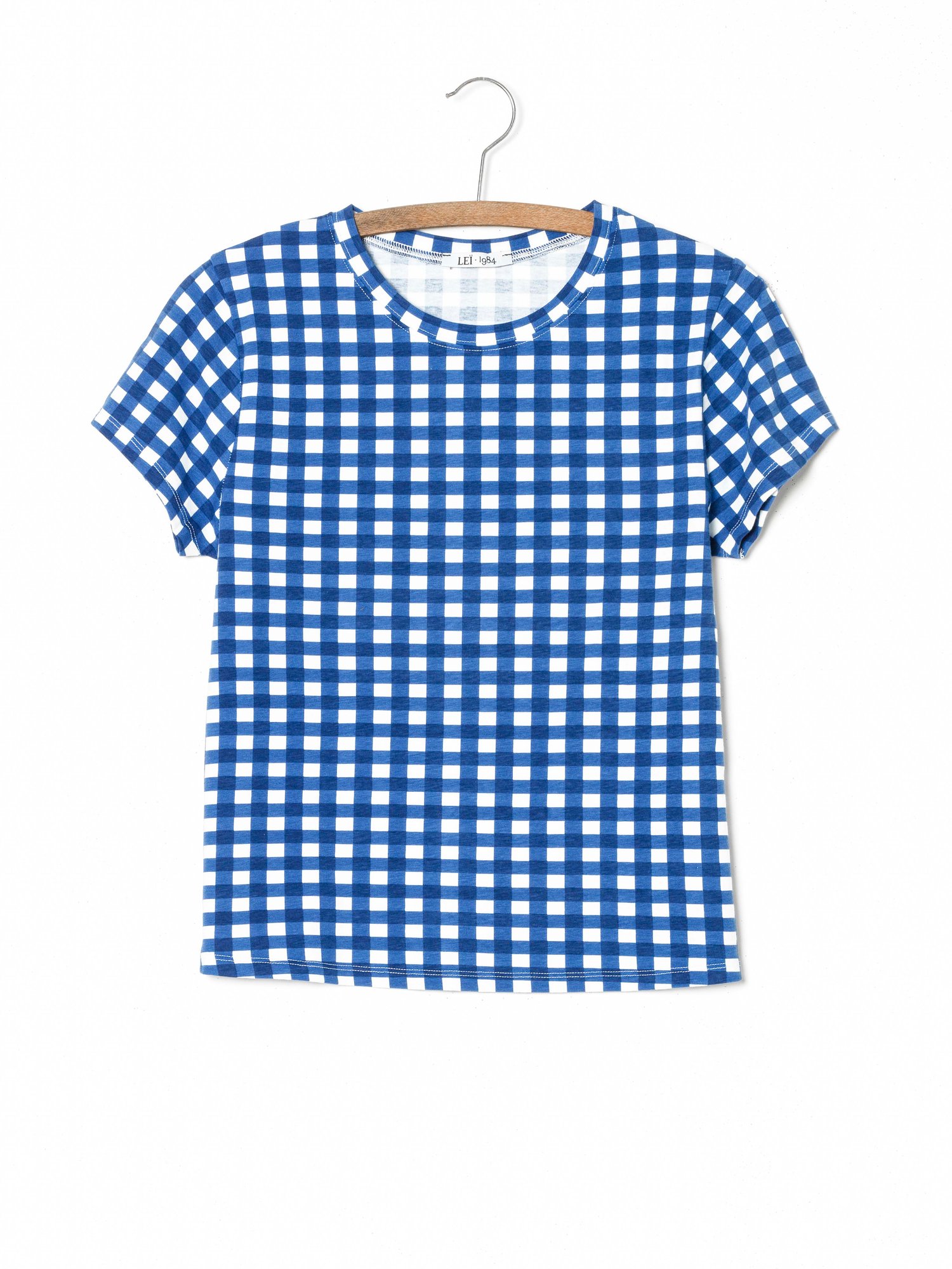 Image of Tee-shirt PRUNE imprimé vichy 55€ -60%