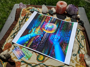 Image of Reaching Akasha - 15" x 17" Print