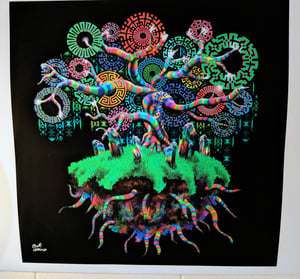 Image of Crystal Candy Tree Island - 17" x 13" Print