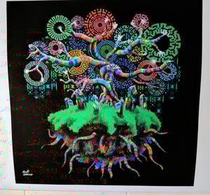 Image of Crystal Candy Tree Island - 17" x 13" Print