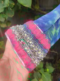 Image 4 of Mykonos Glitter wrap dress Maxi/ Kaftan Jade