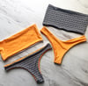 BANDED BANDEAU : MANGO X WHITE