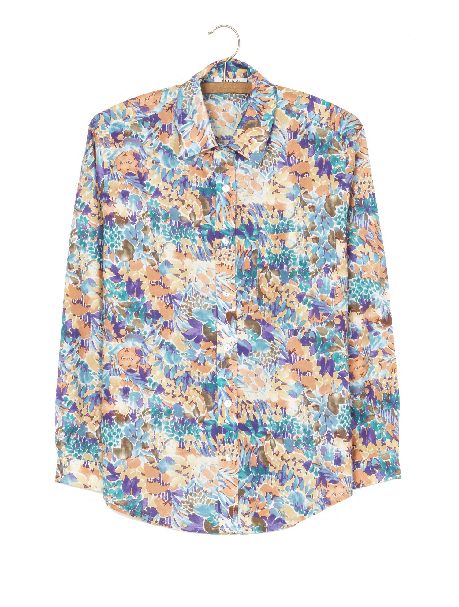 Image of Chemise LAVANDE imprimé jungle 115€ -60%