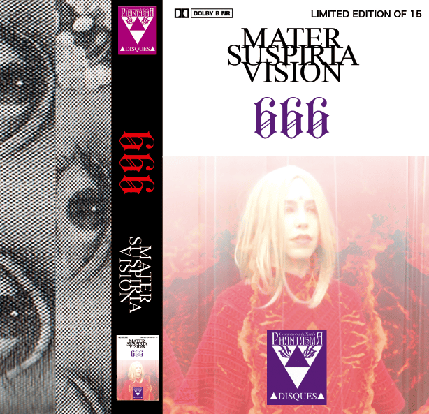 Image of MATER SUSPIRIA VISION - 666 Cassette (Limited 15) + Digital (Design A)