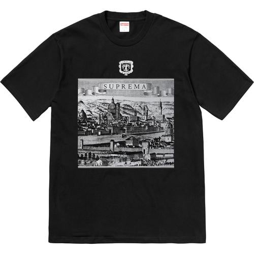 Image of SUPREME- FIORENZA TEE BLACK
