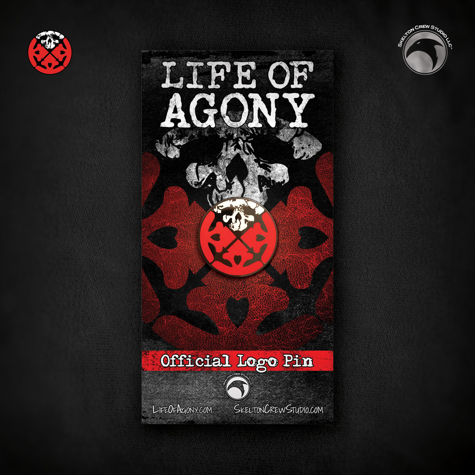 Image of Life of Agony: Official Logo Pin! 