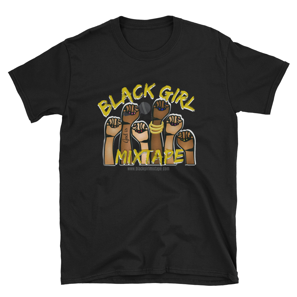 Image of Black Black Girl Mixtape Logo Tshirt