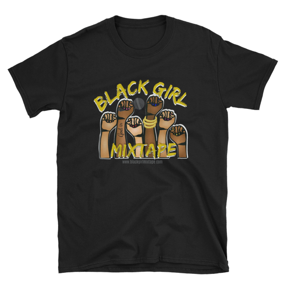 Image of Black Black Girl Mixtape Logo Tshirt