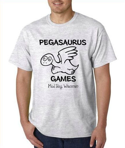 Image of Pegasaurus Games Retro Look shirt