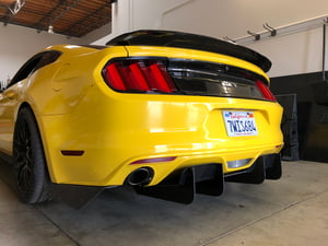 Image of 2015 - 2017 Ford Mustang S550 rear diffuser