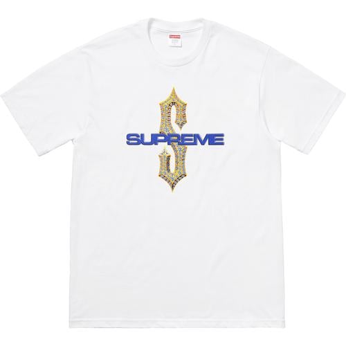 Image of SUPREME- DIAMONDS TEE WHITE