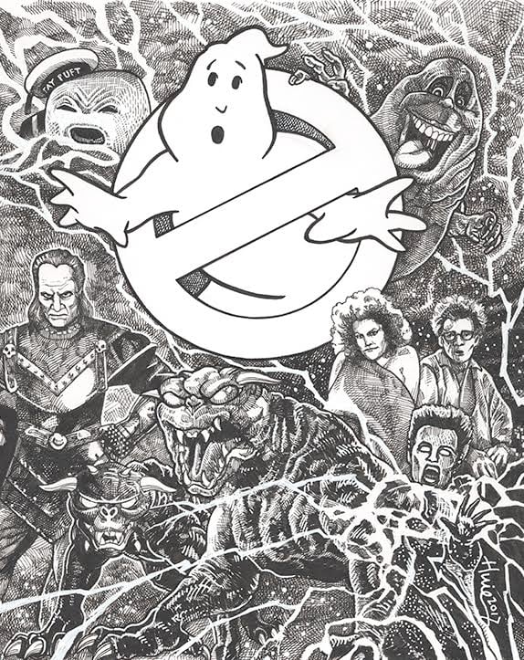 Image of Steven Huie - Ghostbusters print