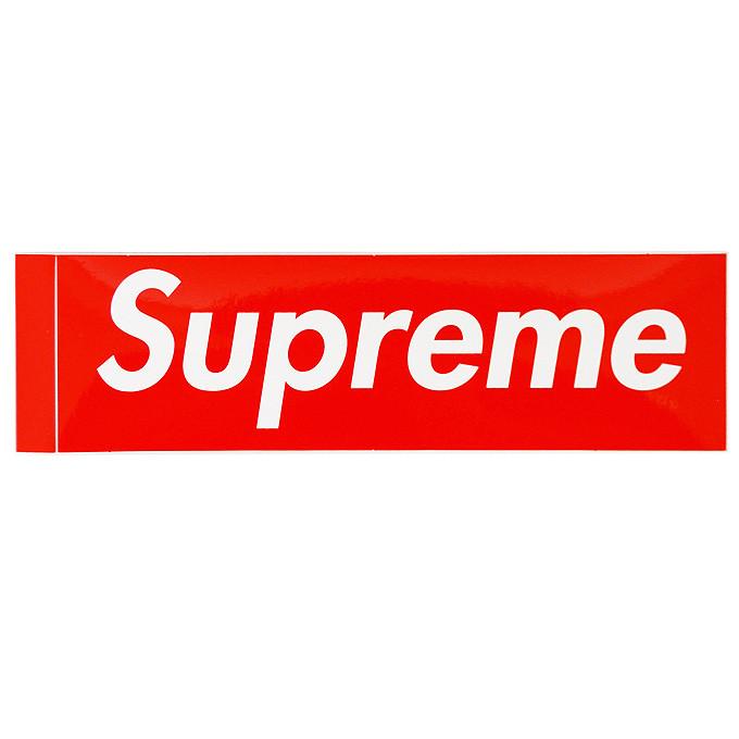 Supreme Box Logo Sticker - Joe Exotix Snack Shop