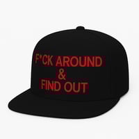 Image 1 of F*ck Around & Find Out Snapback Red