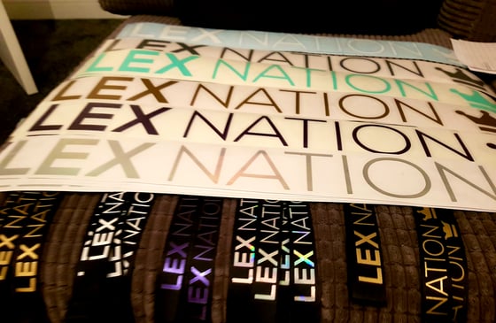 Image of 'LEX NATION' Large Smart Sticker