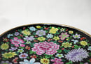 Image of VINTAGE CHINESE CLOISONNE "100 FLOWER" PLATE