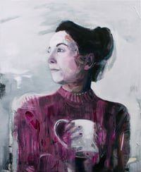 Image 1 of Painting / maleri / "Instaportrait #1" / 60x73 cm