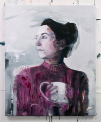 Image 2 of Painting / maleri / "Instaportrait #1" / 60x73 cm