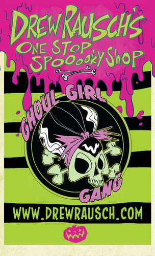 Image of Ghoul Girl Gang Enamel Pin