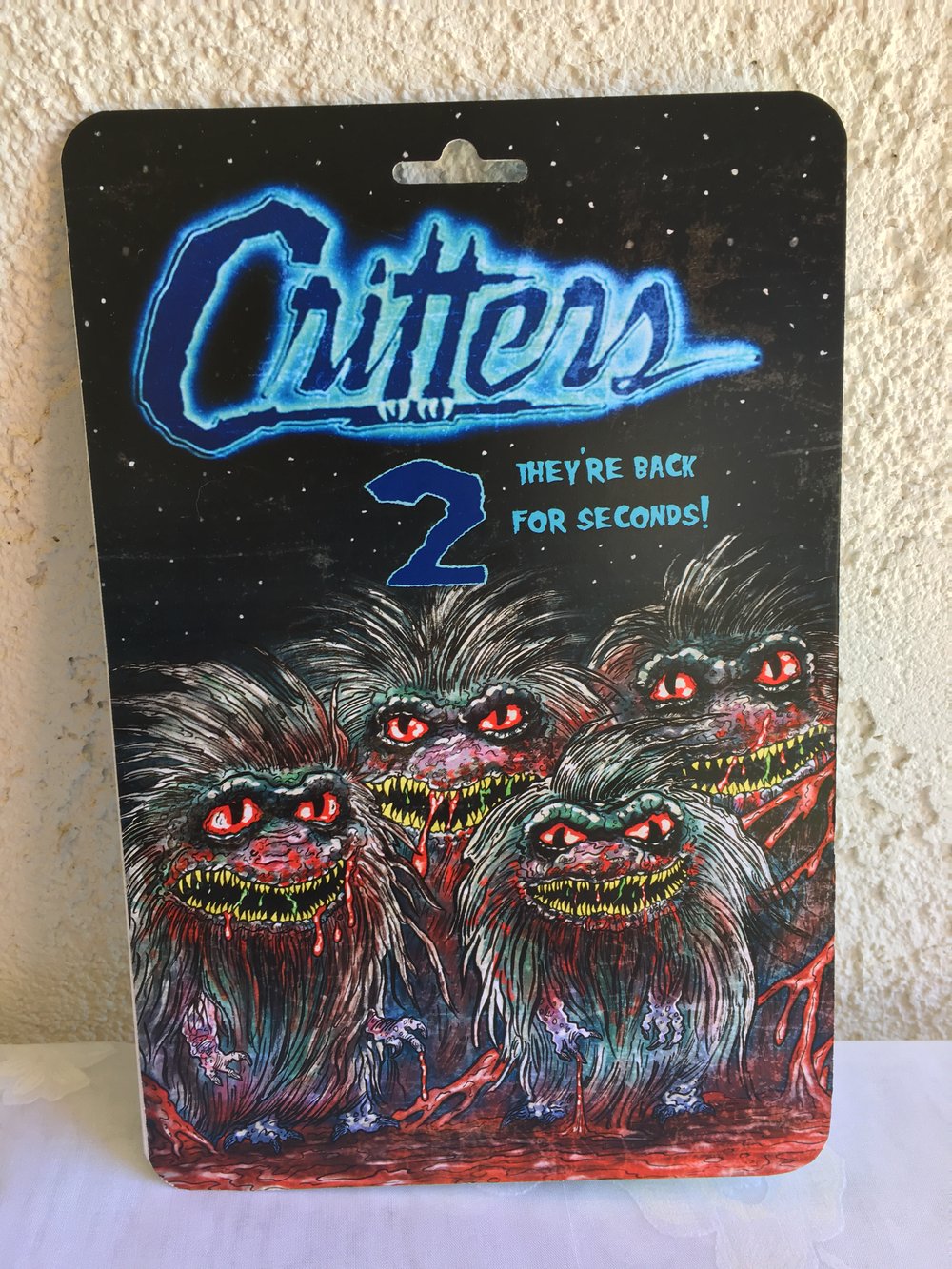 Custom carded Easter Bunny figure from Critters 2