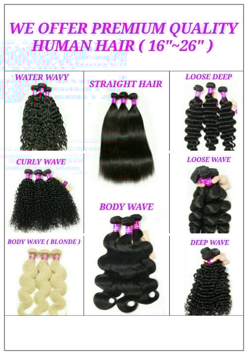 Image of DEEP WAVE ( INDIVIDUAL BUNDLES ) / 16"~24"