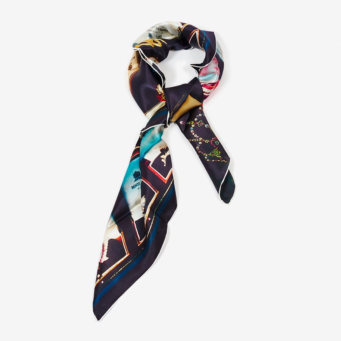 MB OX JEWELRY High-End Silk Scarf MB OX JEWELRY High-End Silk