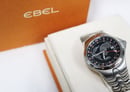 Image of NEW VINTAGE MEN'S EBEL SPORT WAVE GMT AUTOMATIC WATCH, DUAL TIME ZONES, WATER RESISTANT 100M