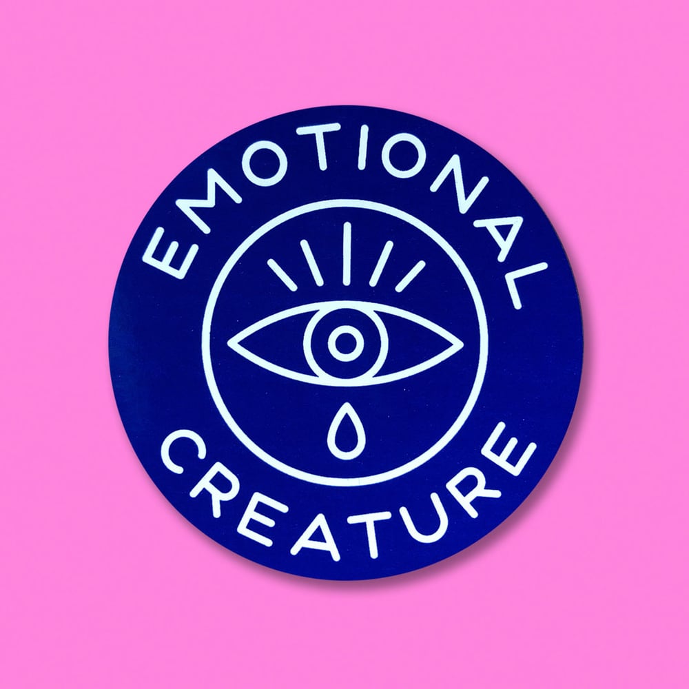 Image of "EMOTIONAL CREATURE" STICKER 3-PACK