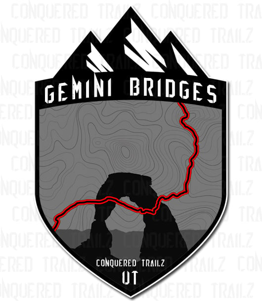 Image of "Gemini Bridges" Trail Badge