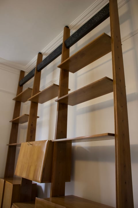 Image of Shelving System or Room Divider, Italy 1950s