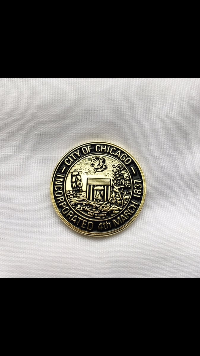 City of Chicago (Enamel Pin) | DariusDennis.com