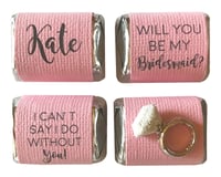Image 1 of Bridesmaid and Maid of Honor 4 Pack Chocolate Nuggets