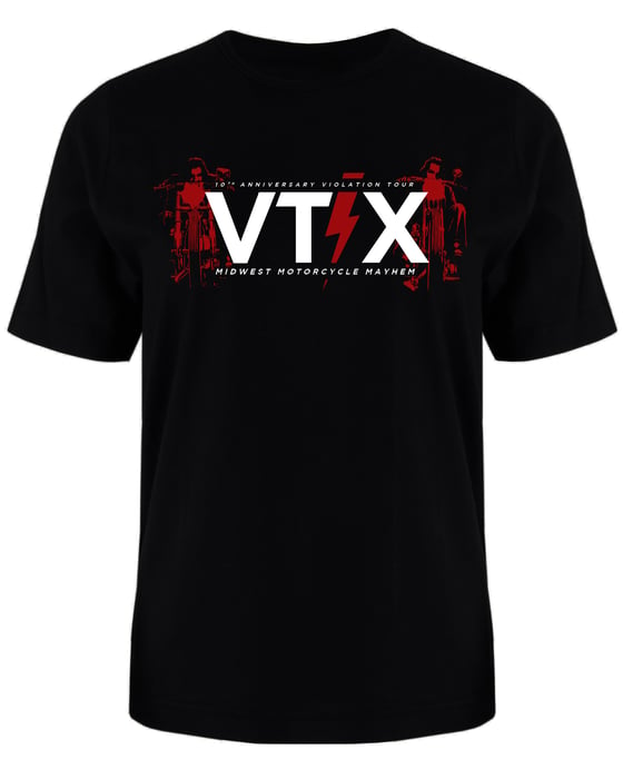 Image of Violation Tour 10th Anniversary Logo Shirt (pre-sale)