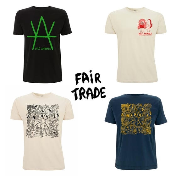 Image of WILD ANIMALS fair trade TSHIRTS