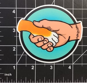 Image of I Will Guide Thy Paw Sticker