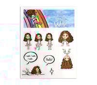 A Little Girl's Wish (Sticker Sheet)