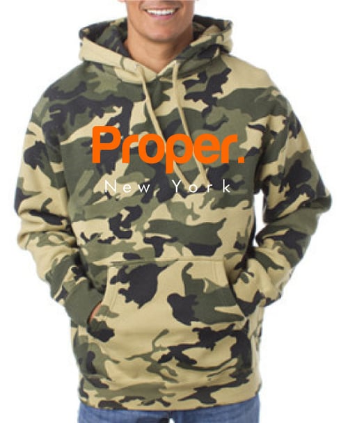 Image of Green Camo Hoodie