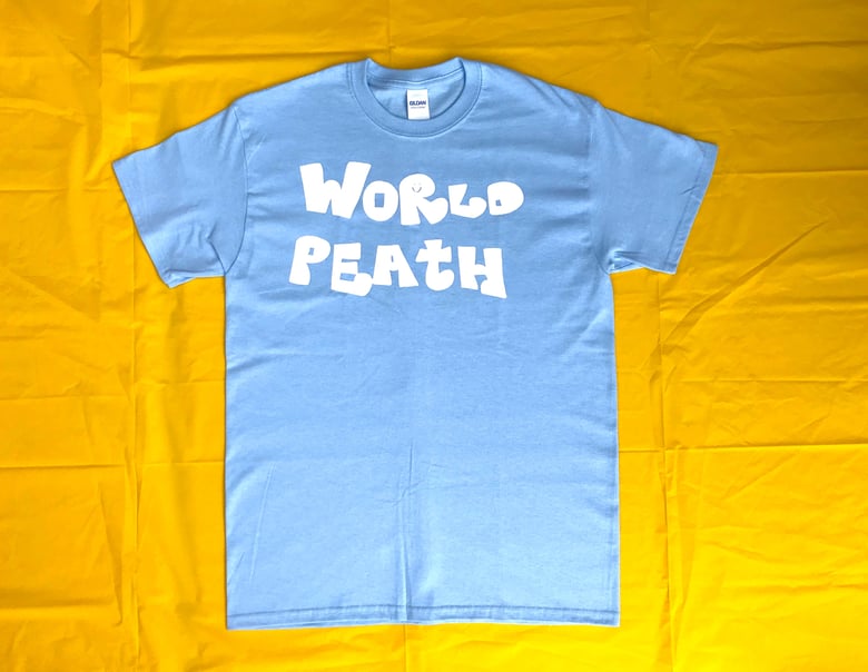 Image of world peath shirt (light blue)
