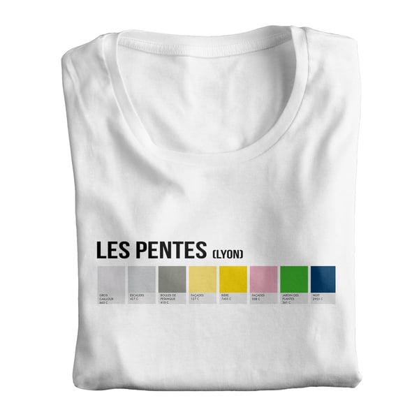 Image of Tee Shirt Femme "LES PENTES"
