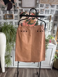 Image 1 of Faux leather skirt 