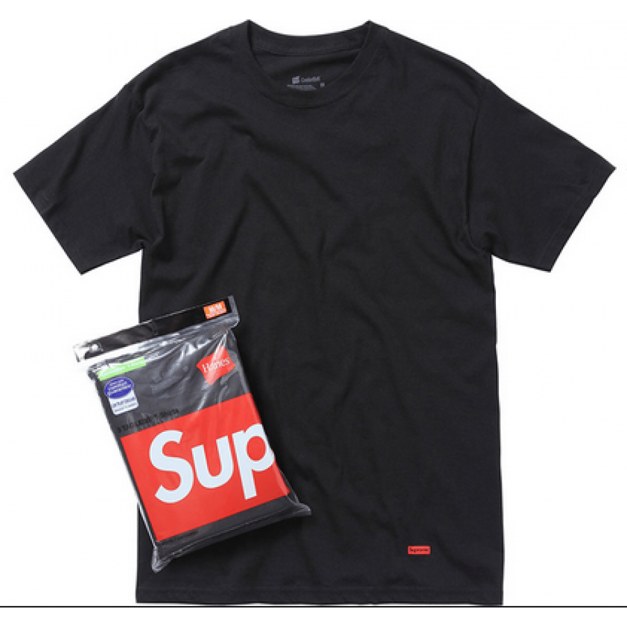 Image of Supreme Hanes Tagless Tee