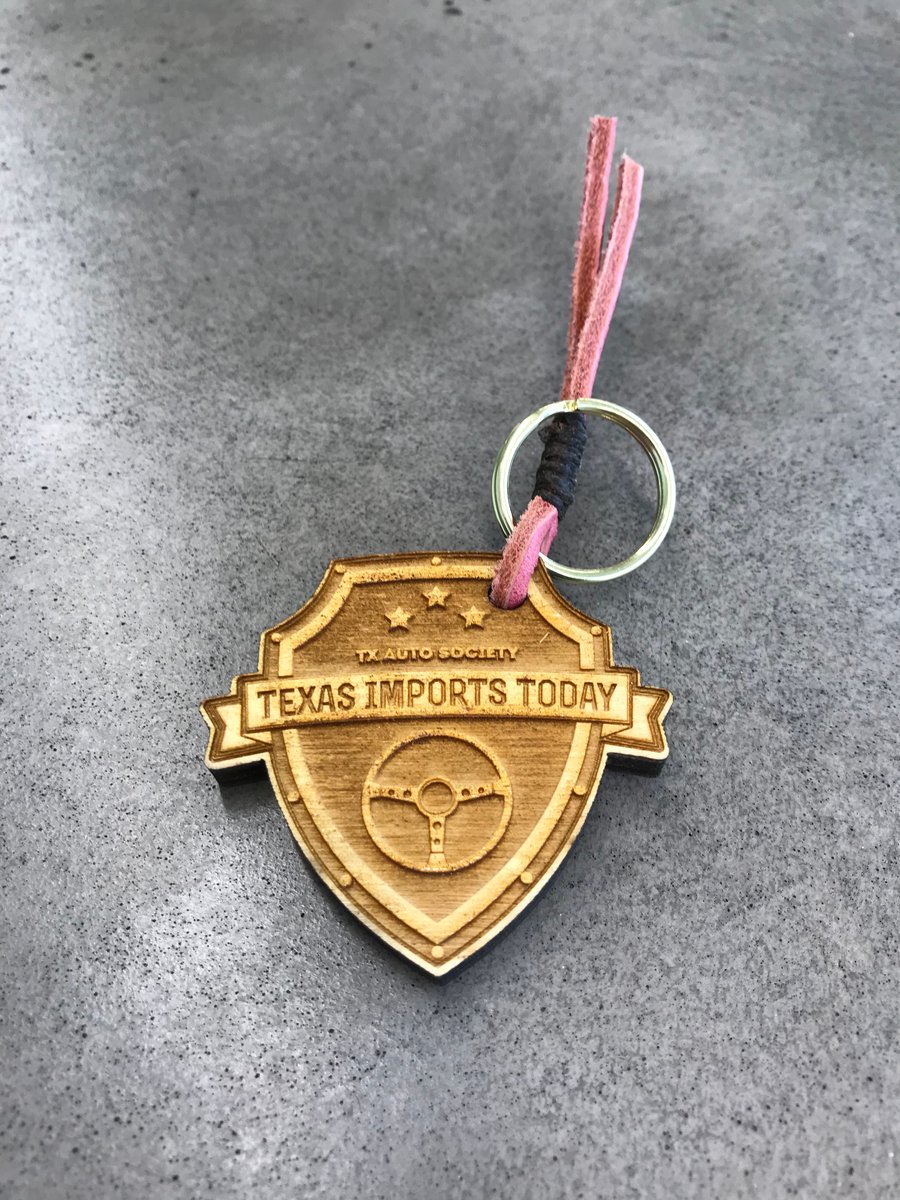 Image of TexasimportsToday Wood Keychains