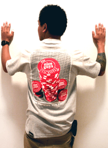 Image of The Niceguys X Stackwell Collab Tees | Heather Grey/Red {Limited Edition}