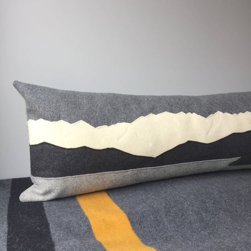 Image of Sun-a-do / the Olympic Range Landscape Cushion